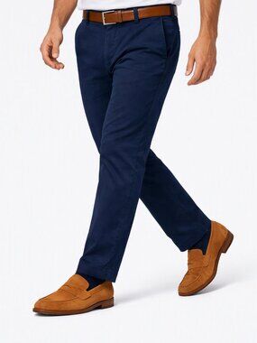 Polo Ralph Lauren Navy Flat Front Classic Fit Chinos 36/30 NWOT